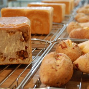 中種で作るクルミの角食パン