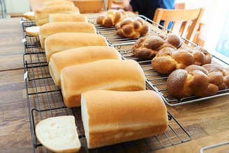 国産小麦の食パンとブリオッシュ