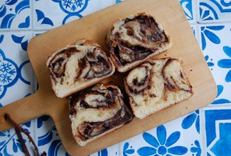 4月のパンはチョコレートバブカ